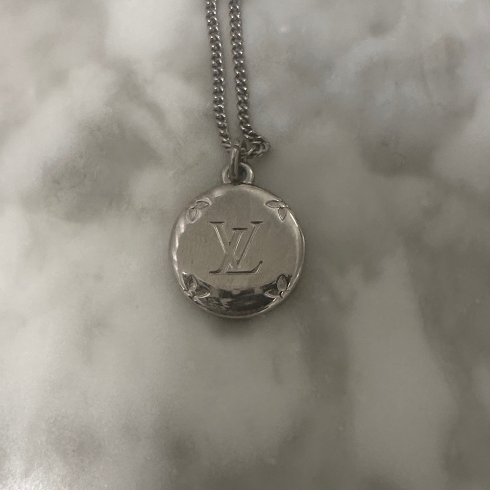 Louis Vuitton Silver Necklace